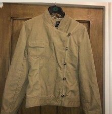 Thomas Burberry Corduroy Vintage Jacket Size 10 To 12. Zip & Button Closure
