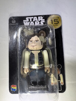 Hans Solo Be@rbrick keychain Medicom Toy Disney Star Wars 100% Collectible Japan