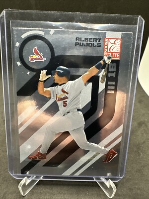 2005 Donruss Elite #130 Albert Pujols St. Louis Cardinals Hall Of Fame