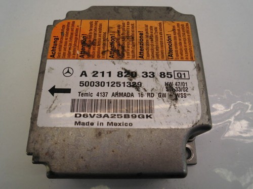 Mercedes W211 E-Klasse Airbag Steuergerät Airbagsteuergerät Sensor A2118203385