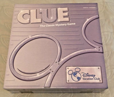 Disney Clues Disney Clue DVC Mystery Board Game, 2-6 Players, Special Edition ...