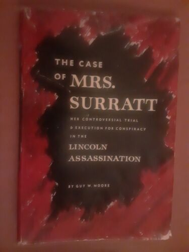Vintage Hardcover  Case Of MRS SURRATT Guy W Moore - Afbeelding 1 van 19