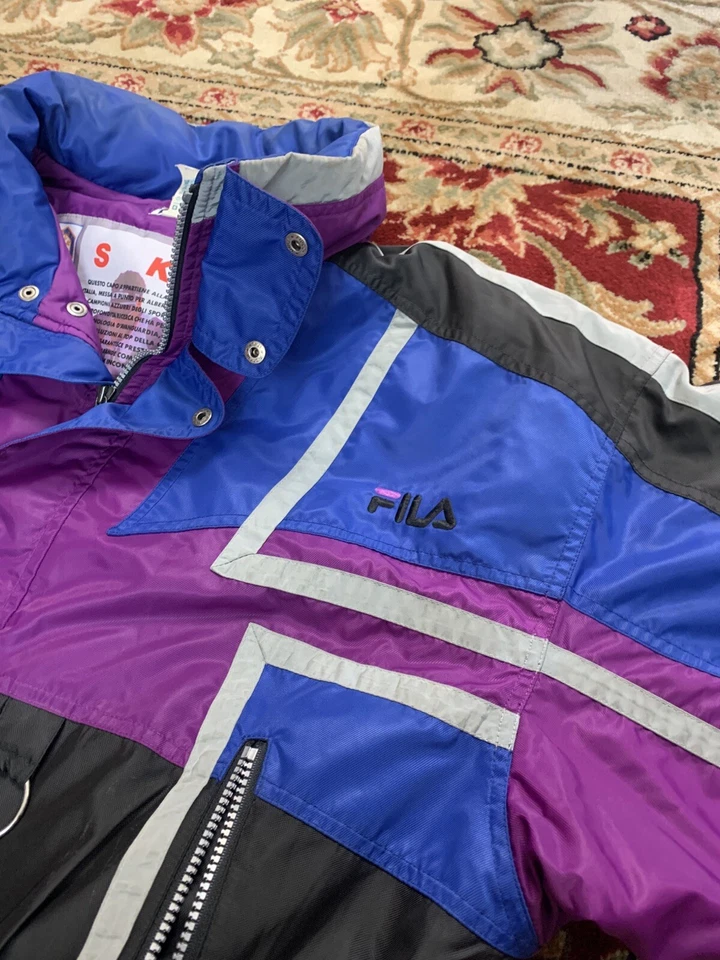 Traje de esquí vintage raro FILA Team Italia talla 44 Foto 2 de 4