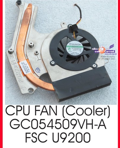 FAN COOLER KÜHLER FÜR NOTEBOOK FSC ESPRIMO U9200 6043B0036201 GC054509VH-A  #35