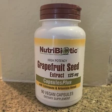Nutribiotic Grapefruit Seed Extract Capsules With Echinacea & Artemisia Annua