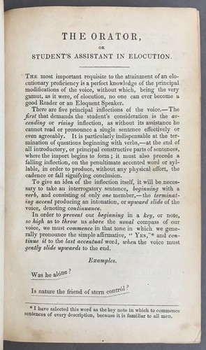 Roberts The Orator, or Students Assistant in Elocution John Cumming 1843 - Picture 6 of 10
