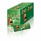 Zig Zag Green Standard Cut Corners Rolling Papers 5 - 100 Booklets