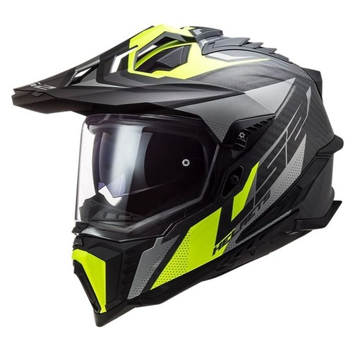 LS2 Explorer Carbon Adventure Motorcycle Dual-Sport Helmet Pick Size/Color - Picture 4 of 17
