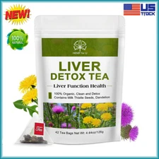 42 Bags Liver,Kidney and Pancrea Herbal Compound Detox & Cleanse Herbal Tea