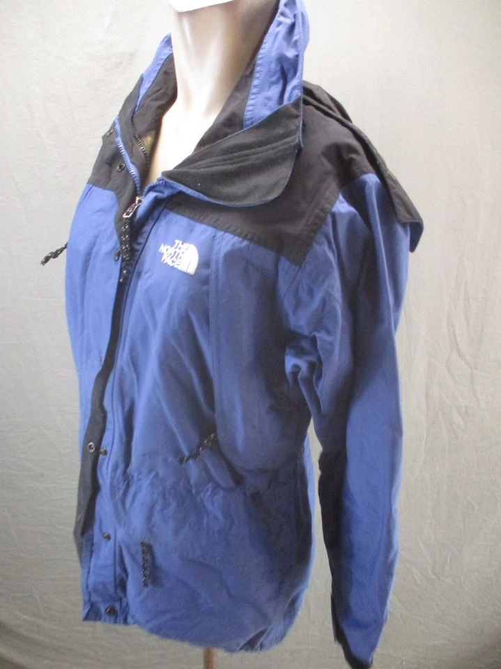 The North Face Size S Womens Blue 100% Nylon Full Zip Snap Pocket Ski Jacket 128 - Image 3 of 4