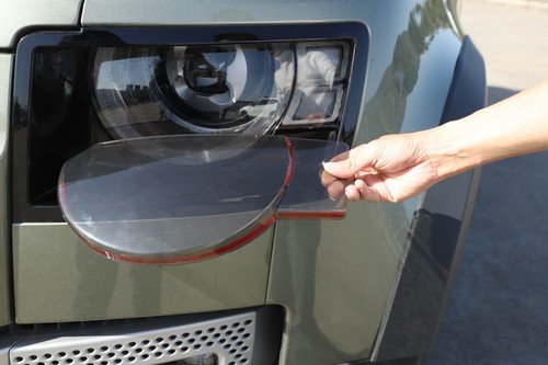 Copertura protettiva fari anteriori ABS per Land Rover Defender 90 110 2020-2022 - Foto 4 di 12