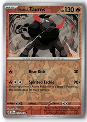 Paldean Tauros 018/191 Surging Sparks Reverse Holo