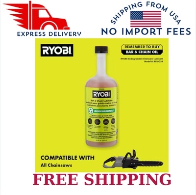 #ad #ad RYOBI 24 oz. Biodegradable Bar and Chain Oil $11.47