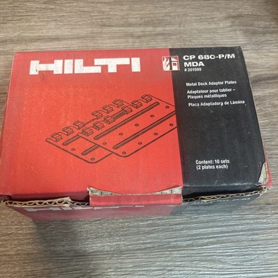 Hilti CP 680-P/M MDA #201599 Metal Deck Adapter Case Of 10 Sets 20 Plates