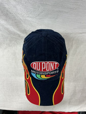 Vintage Jeff Gordon Flames Racing Hat; Dupont Nascar Chase Authentics
