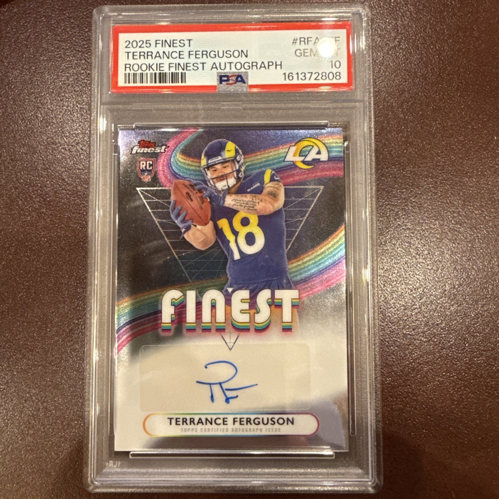 Terrance Ferguson Topps Finest Rookie Finest Autographs #RFATF Base