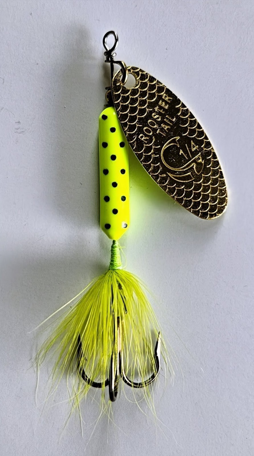 (7) Worden's Rooster Tail Inline Spinners 1/4 oz 2-3/4" 7 Colors In Set New - Image 8