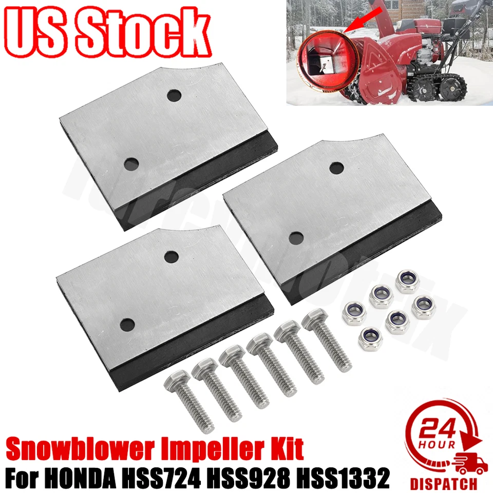 FURCYMOTRIX Snowblower Direct Fit Impeller Kit For HONDA HSS724 HSS928 HSS1332 with Washers