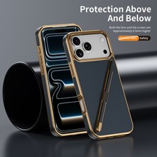 Slim Water-Repellent Sleek Pen-Slot Integrated Phone Case fits iPhone 17 Pro Max