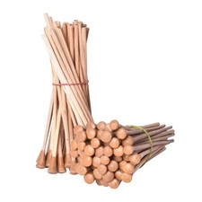 Wooden Dopstick with Wax for Gems Grinding Faceting Polishing Pack 50 U091