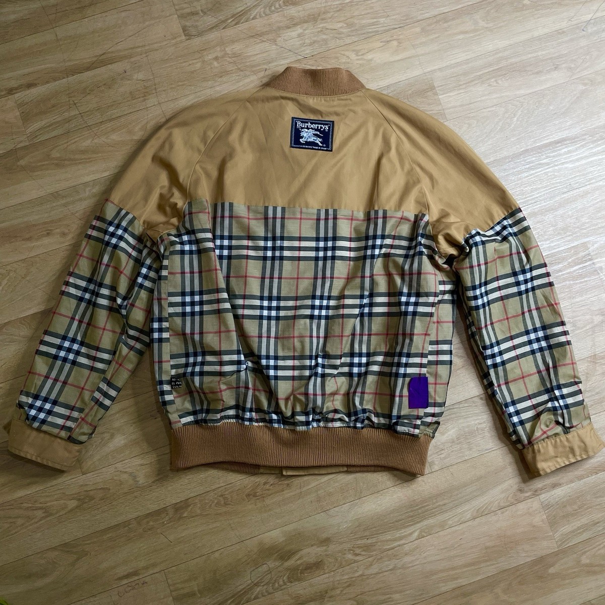Burberryバーバリー ヴィンテージ ミリタリージャケット XL 80's~90's 'Burberrys' Swing Top Blouson 80年代 90年代