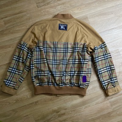 バーバリー ナイロン ポリ ジャケット 44 ノバチェック　XL　大きい バーバリー ナイロン ポリ ジャケット 44 ノバチェック XL
