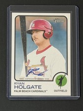 2022 Topps Heritage Minor League #ROA-RH Ryan Holgate Real One Autographs