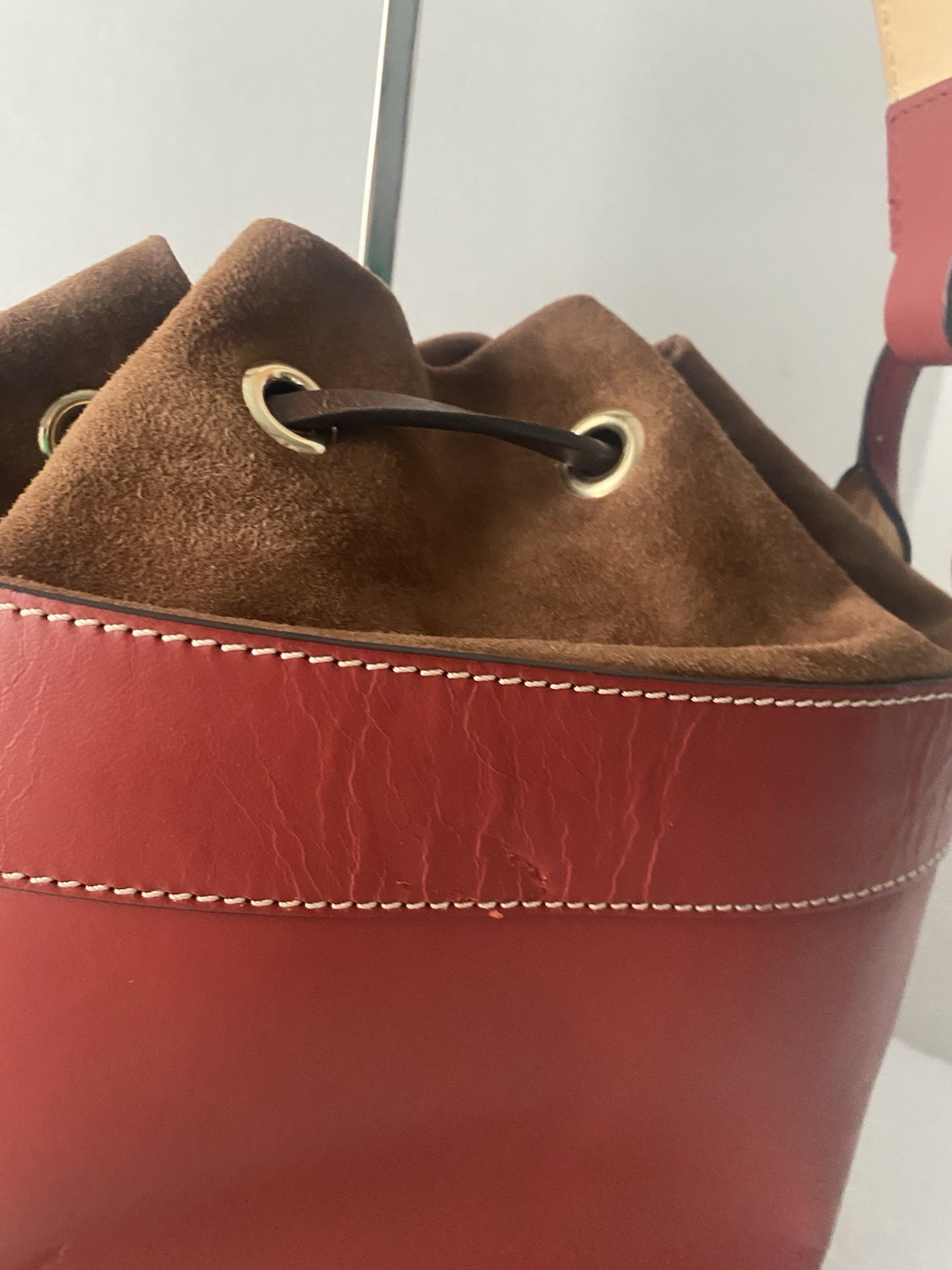 Dooney Bourke Beacon Leather Drawstring Bucket Sh… - image 16