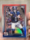 2025 Topps Chrome Jaxson Dart Red White and Blue Refractor Rookie Card #306