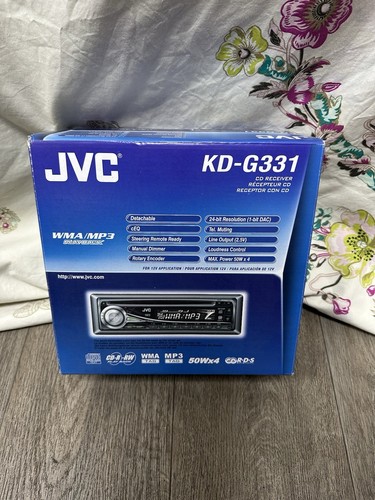 Autoradio singolo JVC KD-G331 con scatola - Foto 8 di 9
