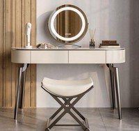 Beiger Kosmetiktisch Designer Schlafzimmer MöBel Edle Frisierkommode