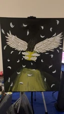 Angel Art 24x30 Original Painting Acrylic On Canvas