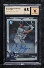 2018 Bowman Draft Chrome Pick Grant Lavigne #CDA-GL BGS 9.5 GEM MINT Auto n0c