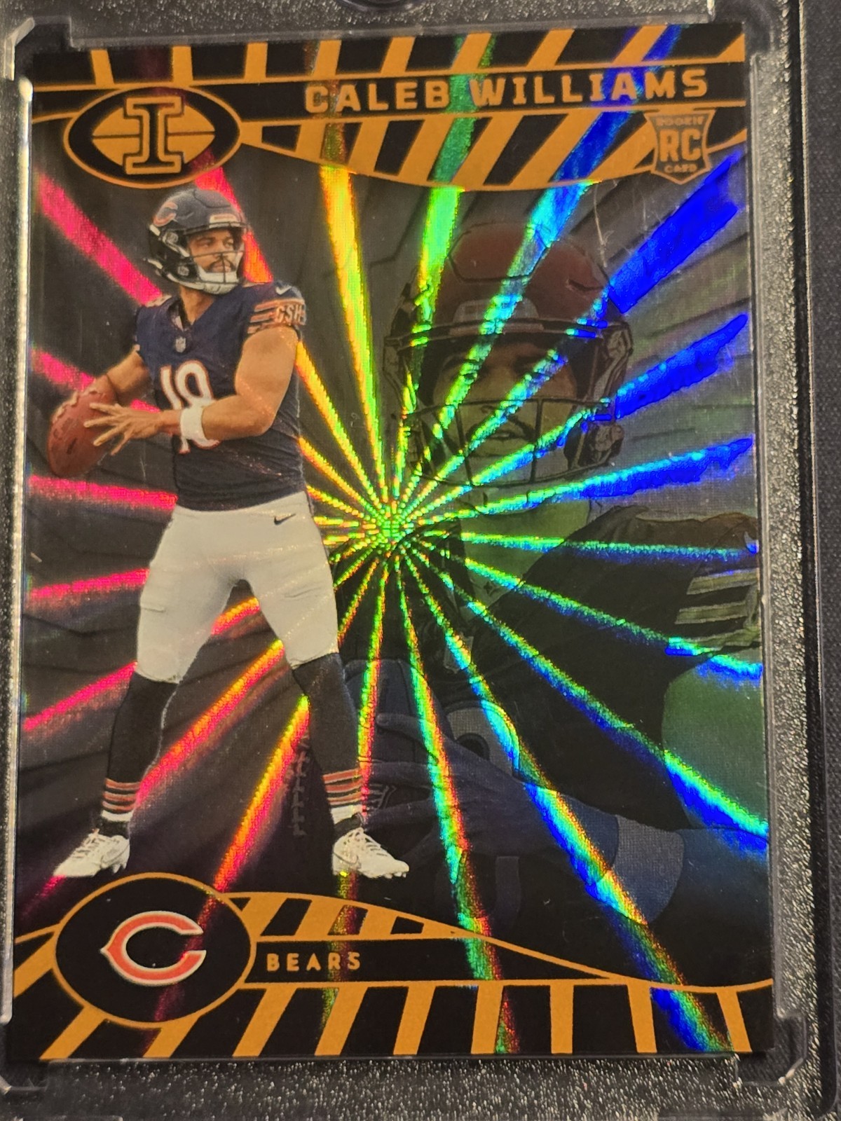 2024 Panini Illusions - Caleb Williams #13 (RC) Sunburst Trophy Collection Ssp