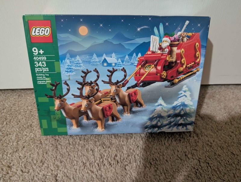 LEGO Seasonal Santa's Sleigh 40499 Complete Set 343pcs Ages 9+ Limited