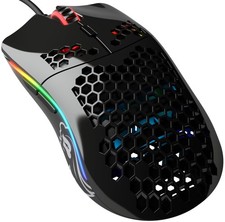 Glorious Model O- Minus Compact Wired Gaming Mouse - Small, Glossy Black