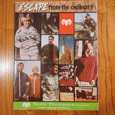 Vintage Norm Thompson Catalog Mens Sportsman VTG Fashion Clothing Sweaters Shoes
