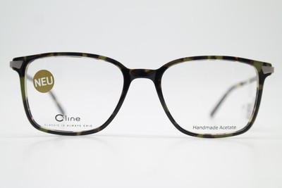 C Line CLJM13 Brown Silver Oval Eyeglass Frame New