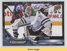 2016-17 Upper Deck Compendium Blue Antti Niemi #90 READ hk5