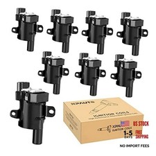 Round Ignition Coil Pack Compatible with V8 4.8 5.3 6.0 Chevy Silverado 1500
