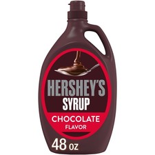 HERSHEY'S Chocolate Syrup Bulk Bottle, 48 oz, 3 Pack