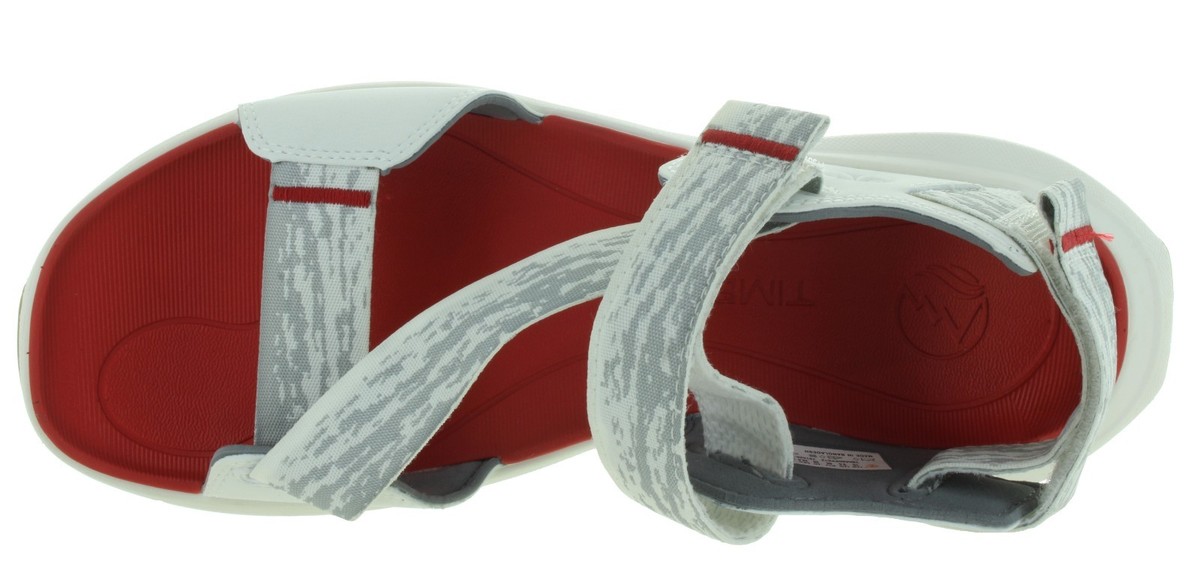Timberland Motion Dune Backstrap Sandals Men\'s Size 10 White Gray Red New Timberland Motion Dune Backstrap Sandals | Mercari main image 3