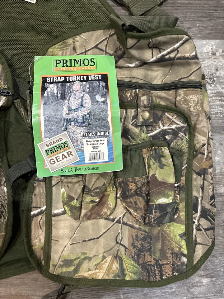 Primos  Strap Turkey Vest Realtree APG HD 2XL New With Tags - Image 3 of 4