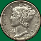1928-S Mercury Dime Silver Almost Uncirculated AU Coin #33054