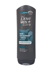 Dove Men + Care Blue Eucalyptus + Birch, Body & Face Wash, 18 fl oz, Ships Free!