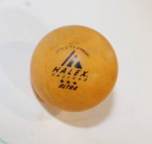 Rare Vintage Halex Ultra Ping Pong Ball Made In England Single 1
