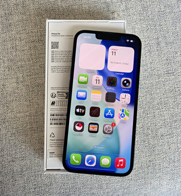 Apple iPhone 17e Schwarz 256GB Ohne Simlock Bluetooth Wi Fi
