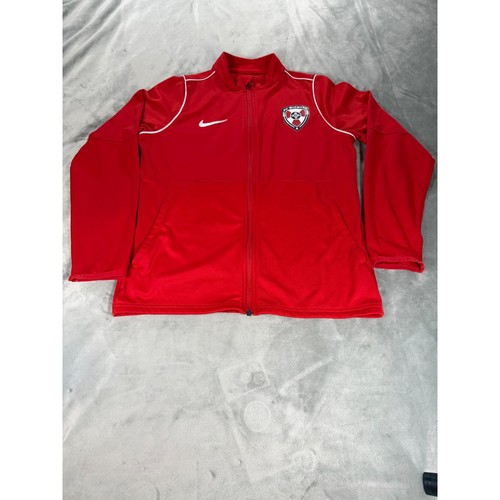 Nike FC Wichita Red Women's Large Zip Up Track Jacket Soccer World Cup Football