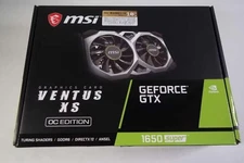 MSI GeForce GTX 1650 SUPER VENTUS XS OC 4GB GDDR6 Graphics Card GPU From Japan