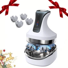 Electric Scalp Massager with Heat Rechargeable Head Massager Waterproof Gifts